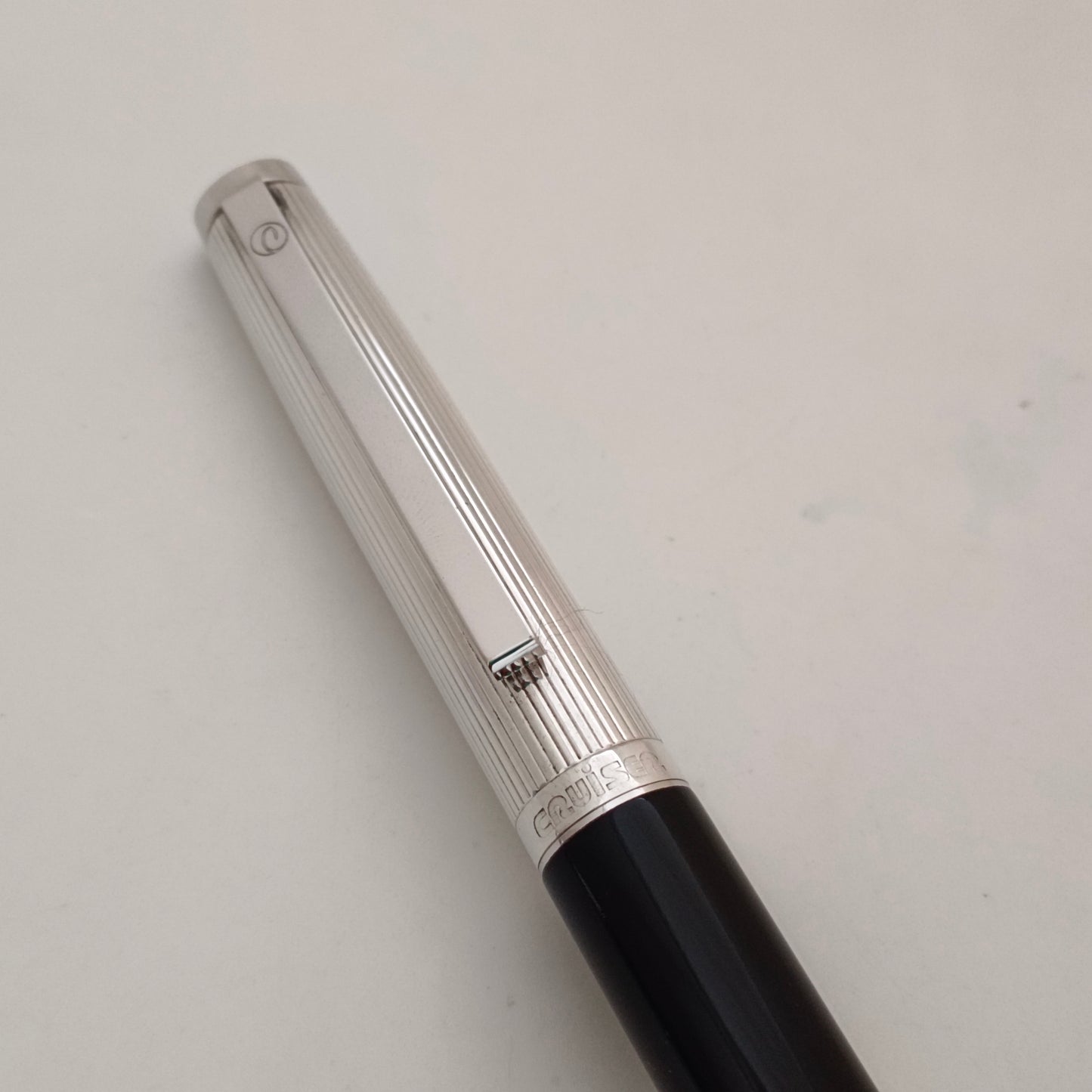 Cruiser Black Fountain Pen with sterling silver cap