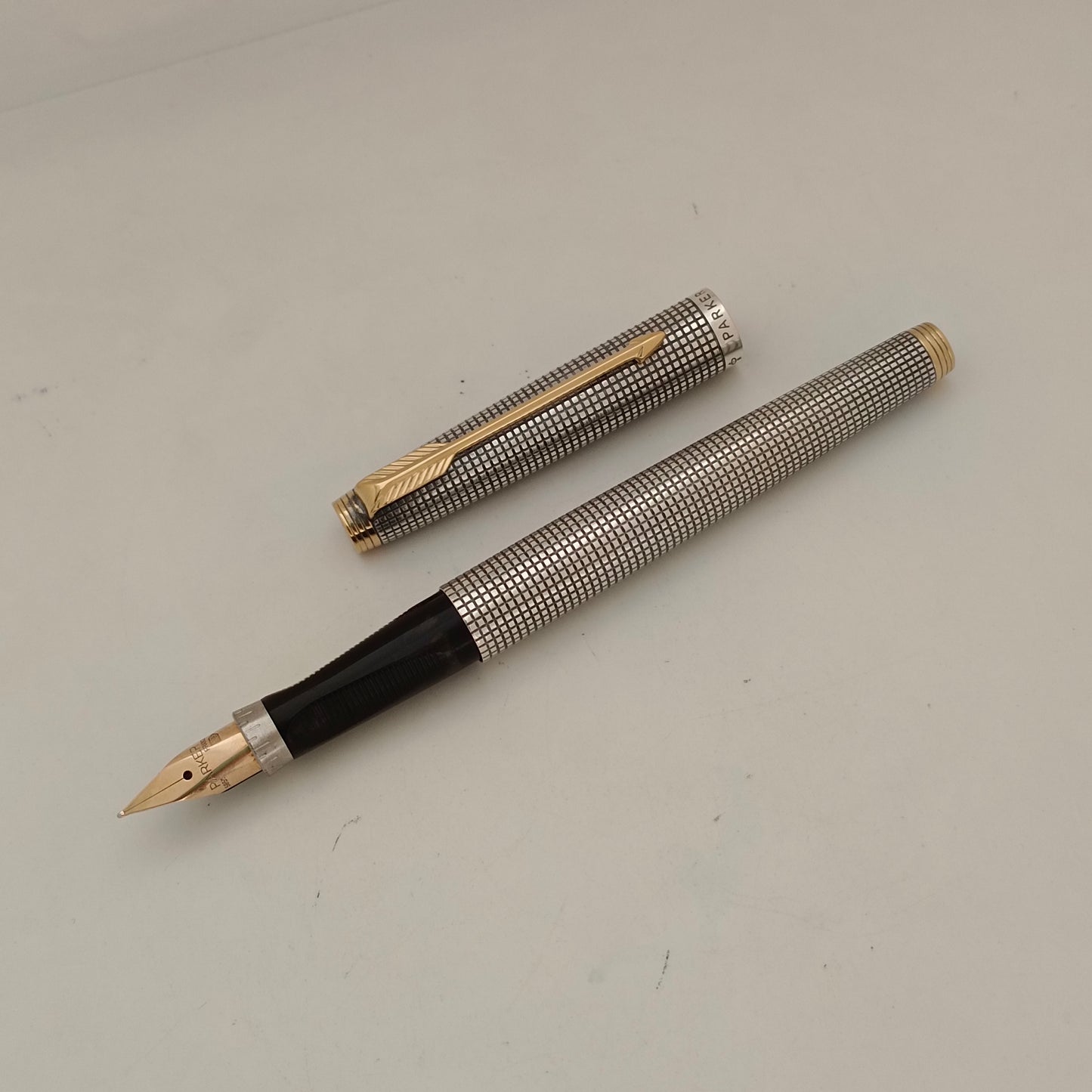 Parker 75 Cisele Fountain Pen with Sterling Silver Made in USA