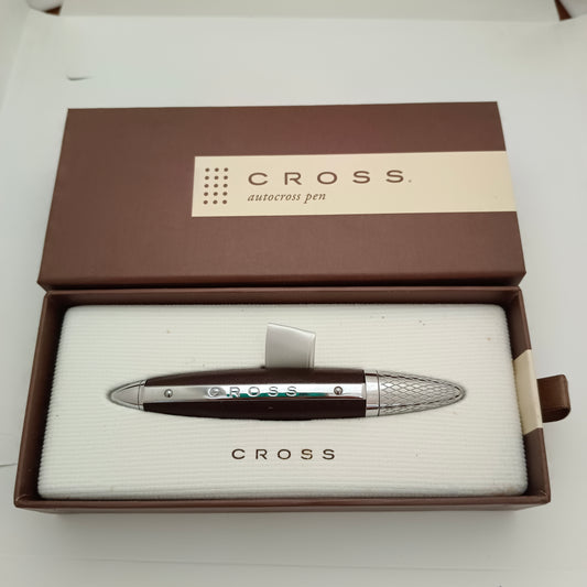Cross Autocross Leather Ballpen ( Dark Brown )