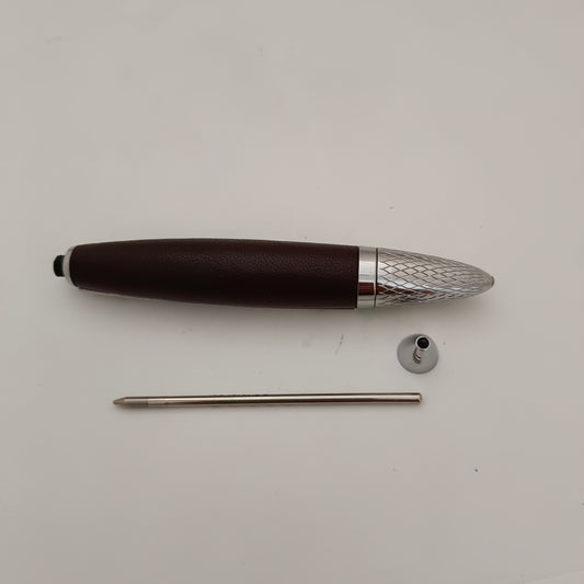 Cross Autocross Leather Ballpen ( Dark Brown )