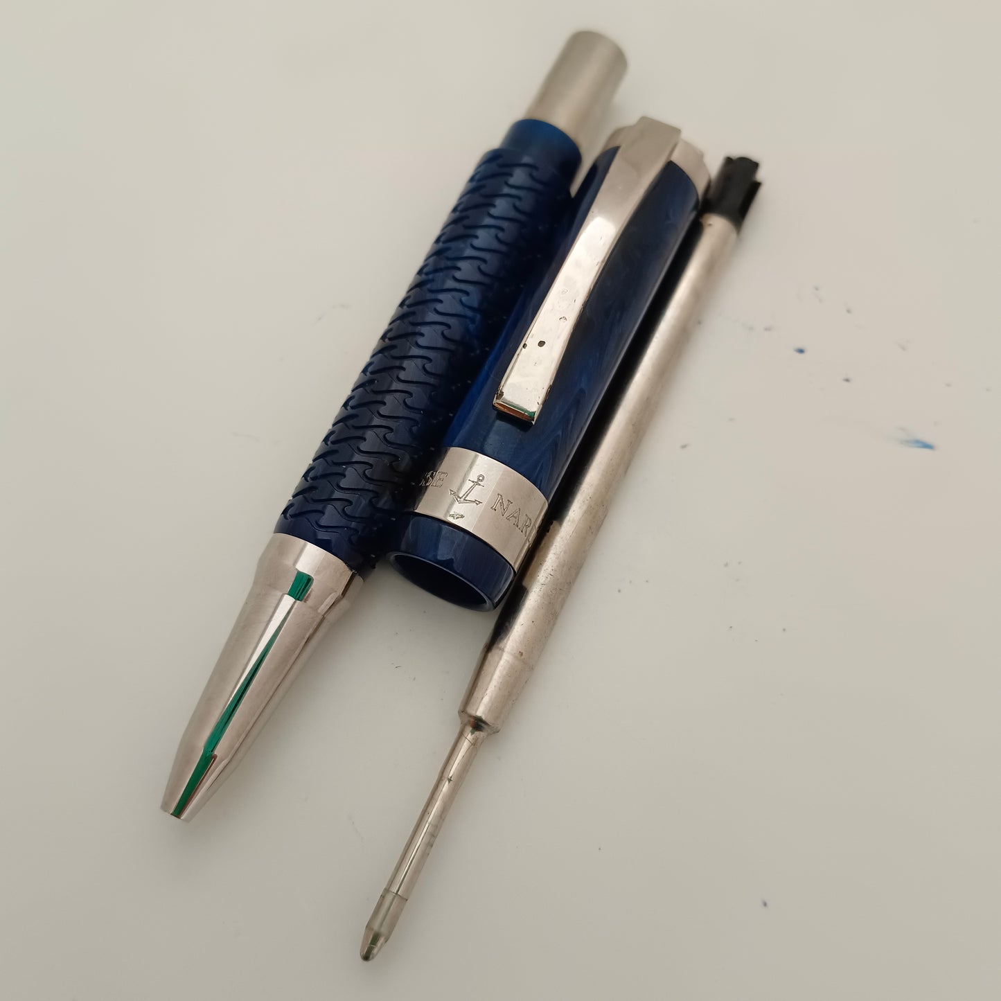 Ulyseee nardin blue ballpoint pen