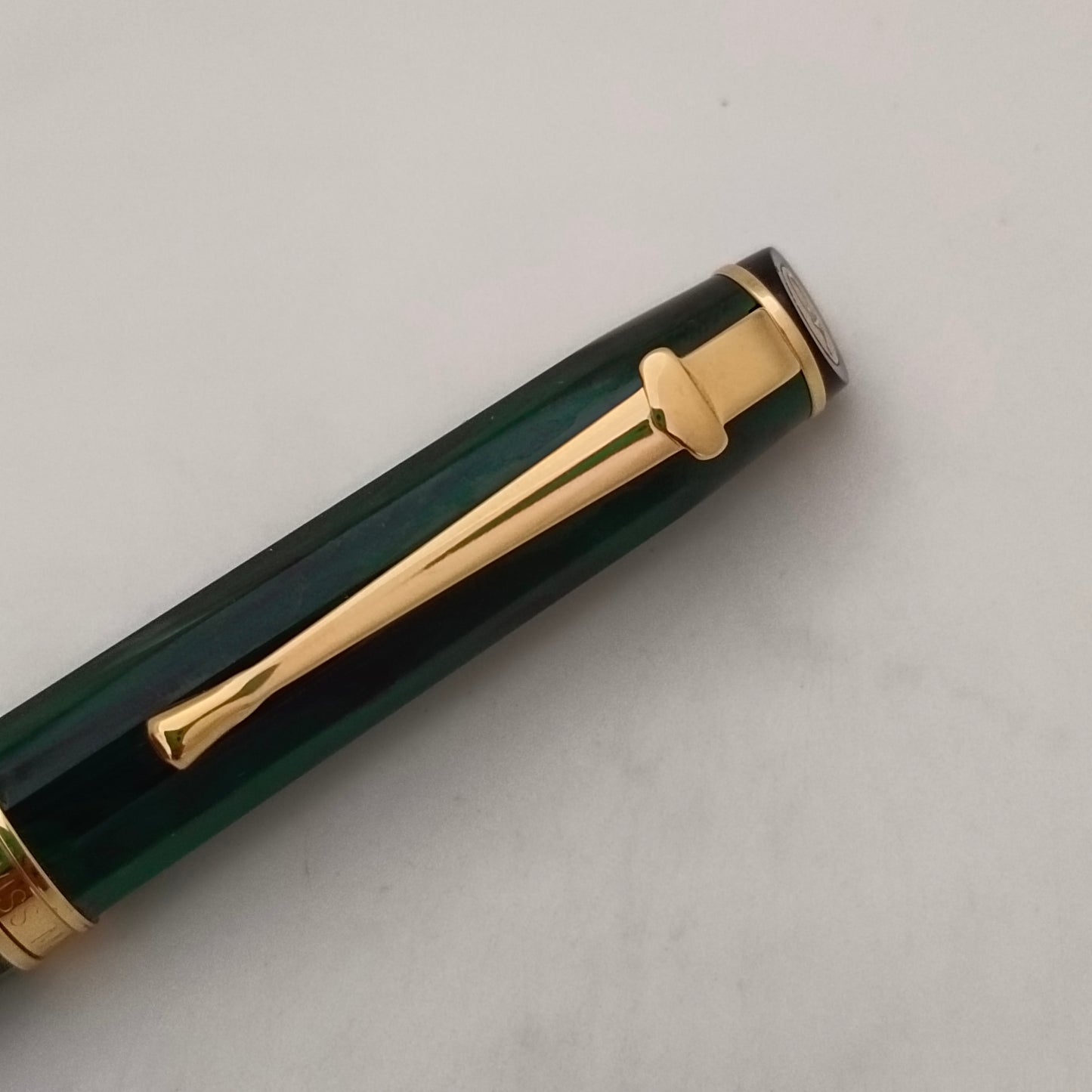 CARAN d'ACHE GENEVE Marble Green Lacquer Ball pen