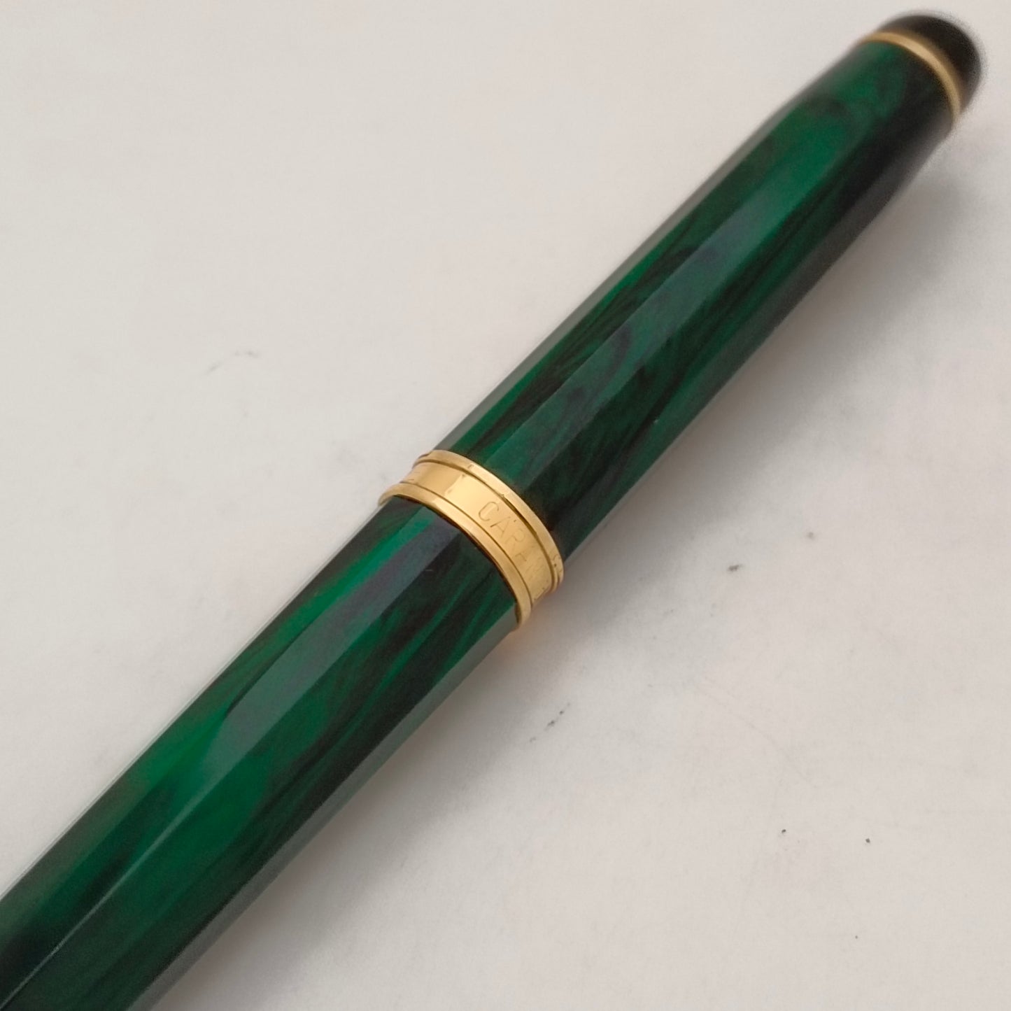 CARAN d'ACHE GENEVE Marble Green Lacquer Ball pen