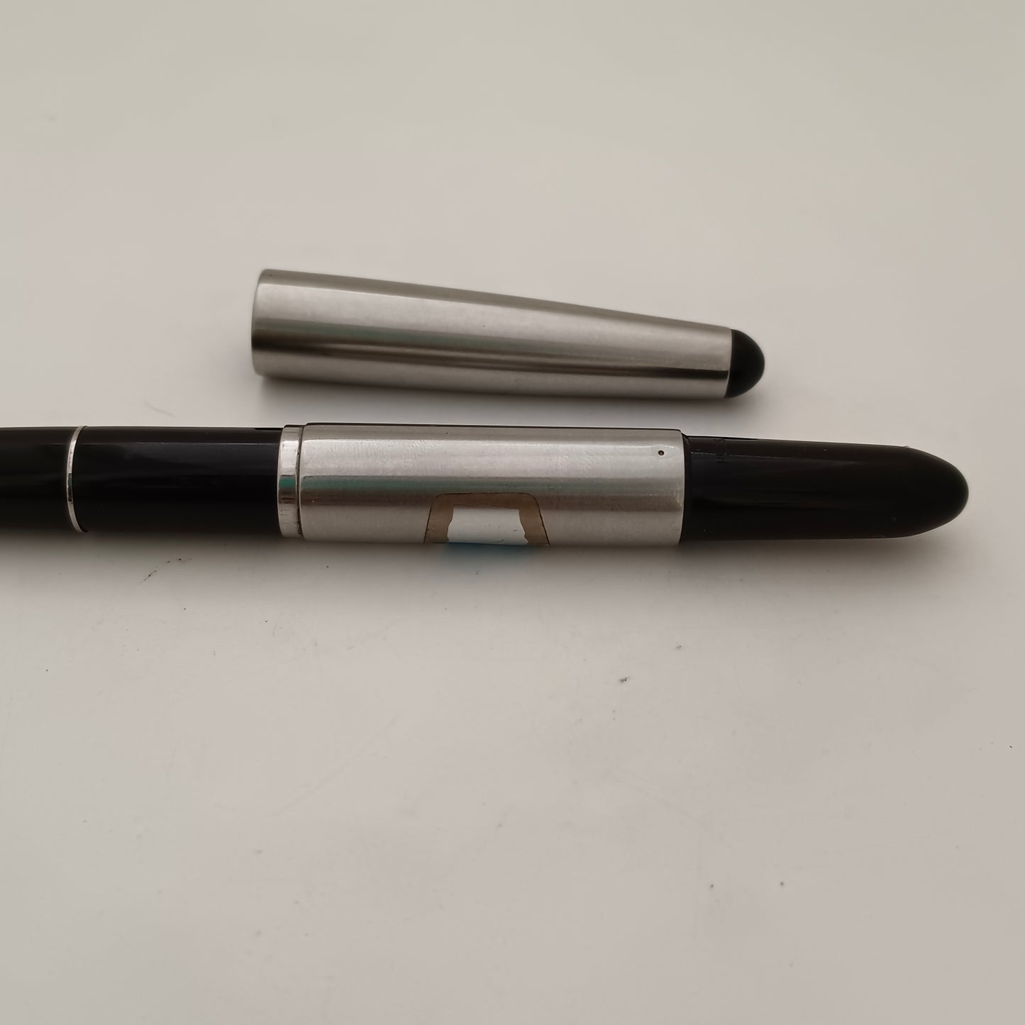 Vintage Pilot telescopic Black Long short fountain pen