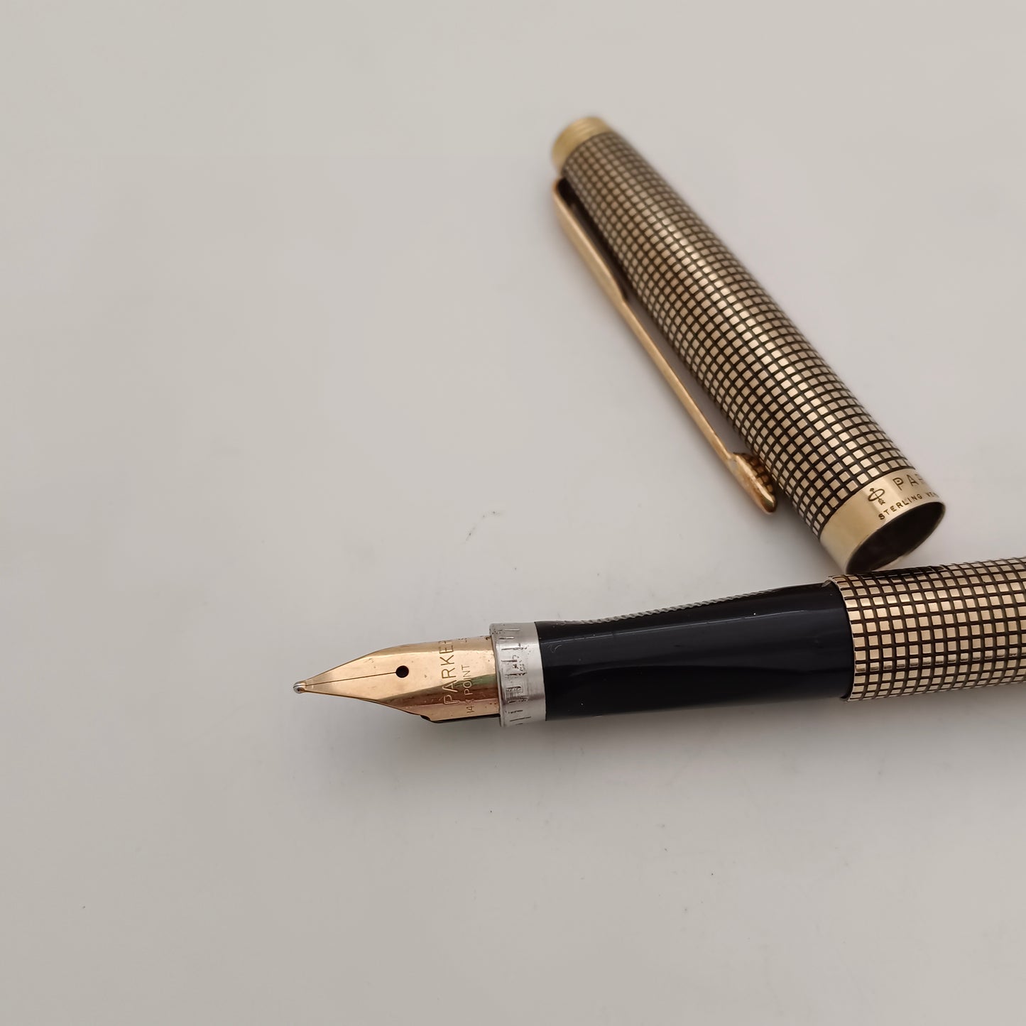 Vintage Parker 75 Cisele Vermeil Fountain Pen