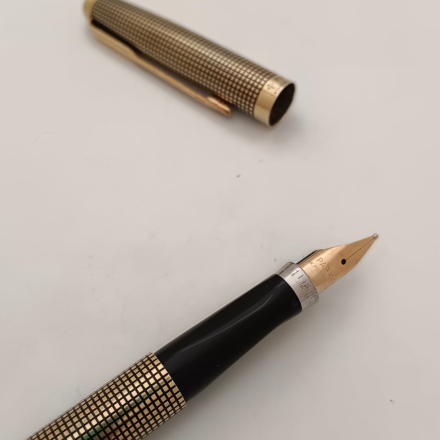 Vintage Parker 75 Cisele Vermeil Fountain Pen