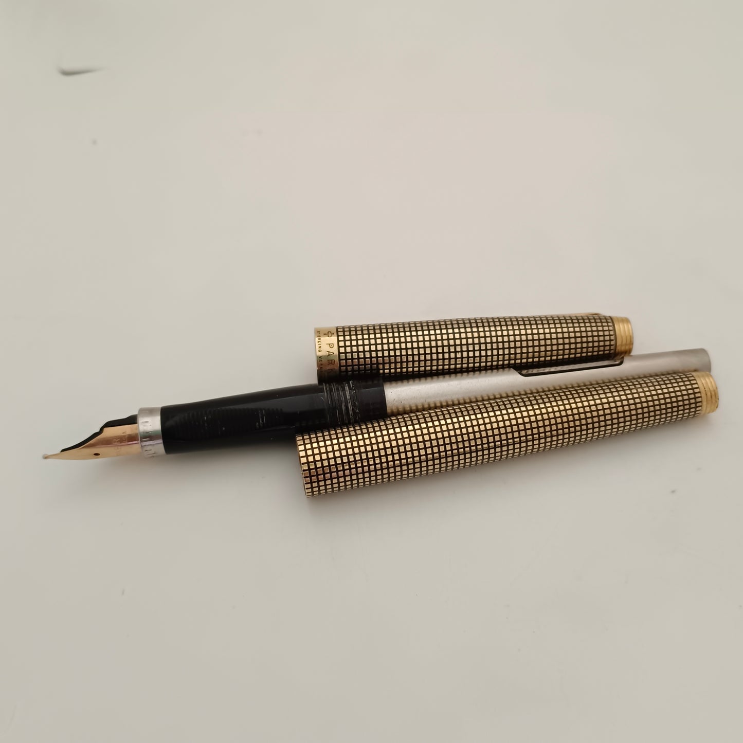 Vintage Parker 75 Cisele Vermeil Fountain Pen