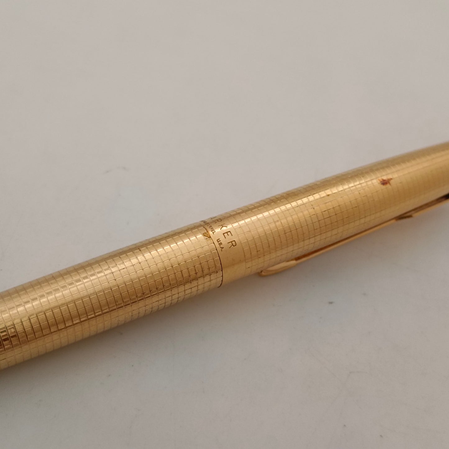 Vintage Parker 75 Gold Plated Insignia 14kt Gold Filled Fountain Pen