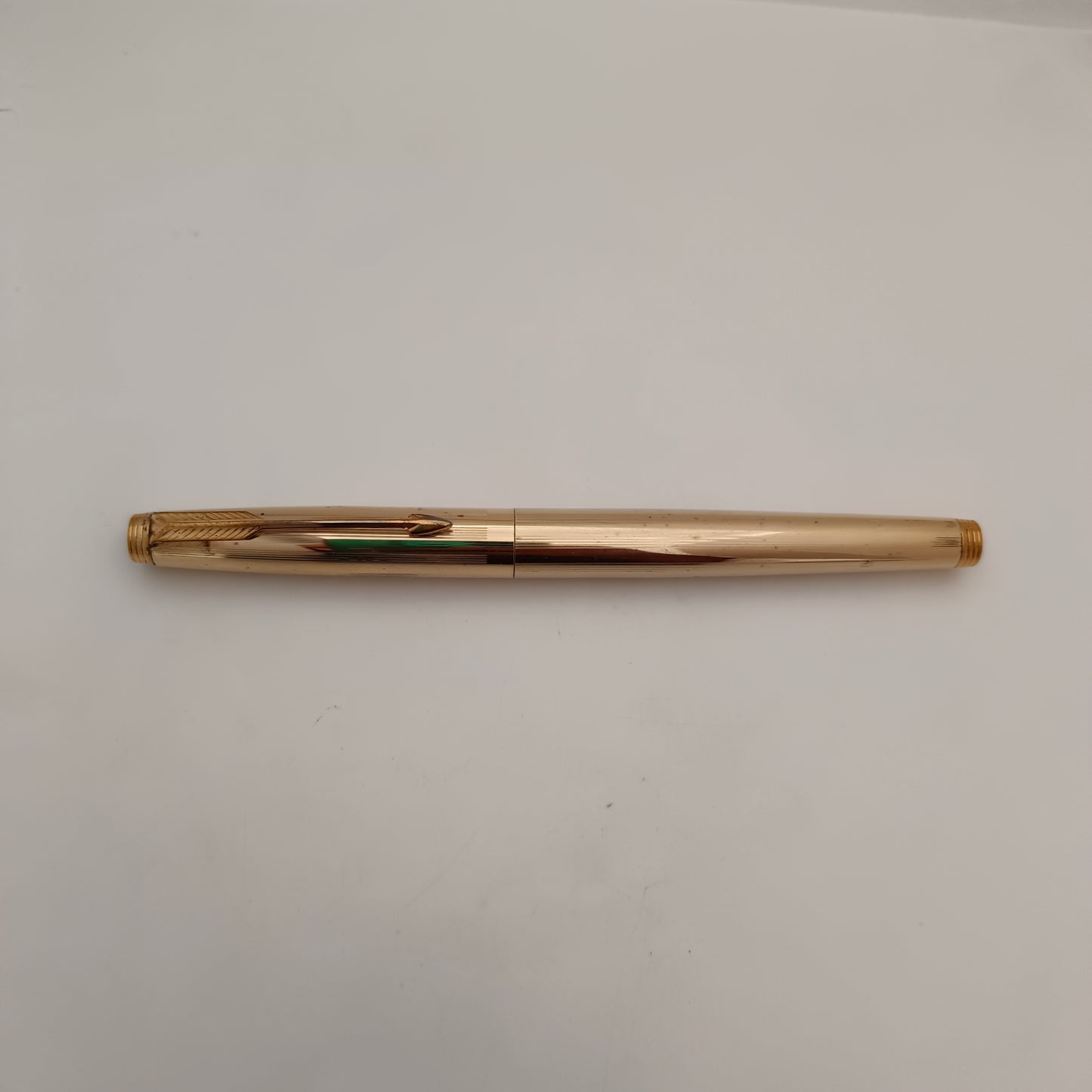 Parker 75 Gold Plated lines Pattern Fountain Pen