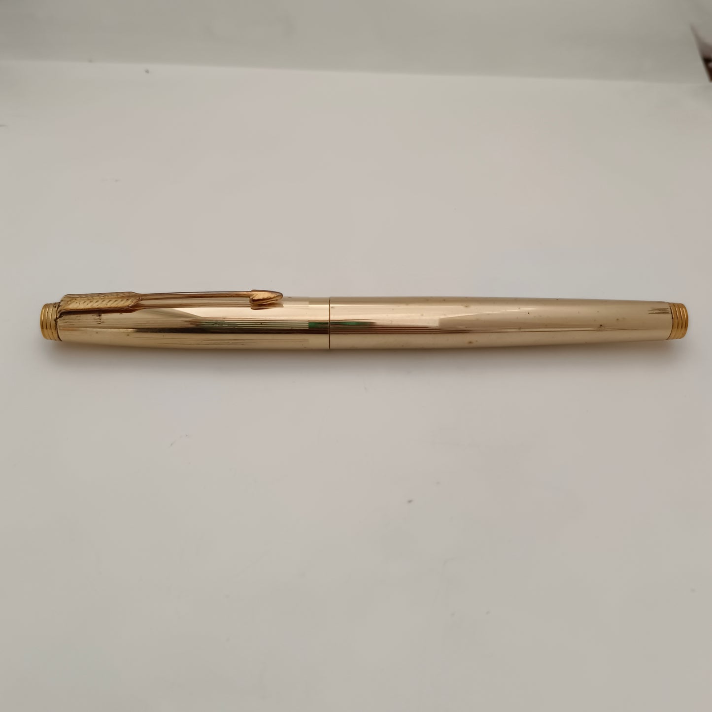 Parker 75 Gold Plated lines Pattern Fountain Pen