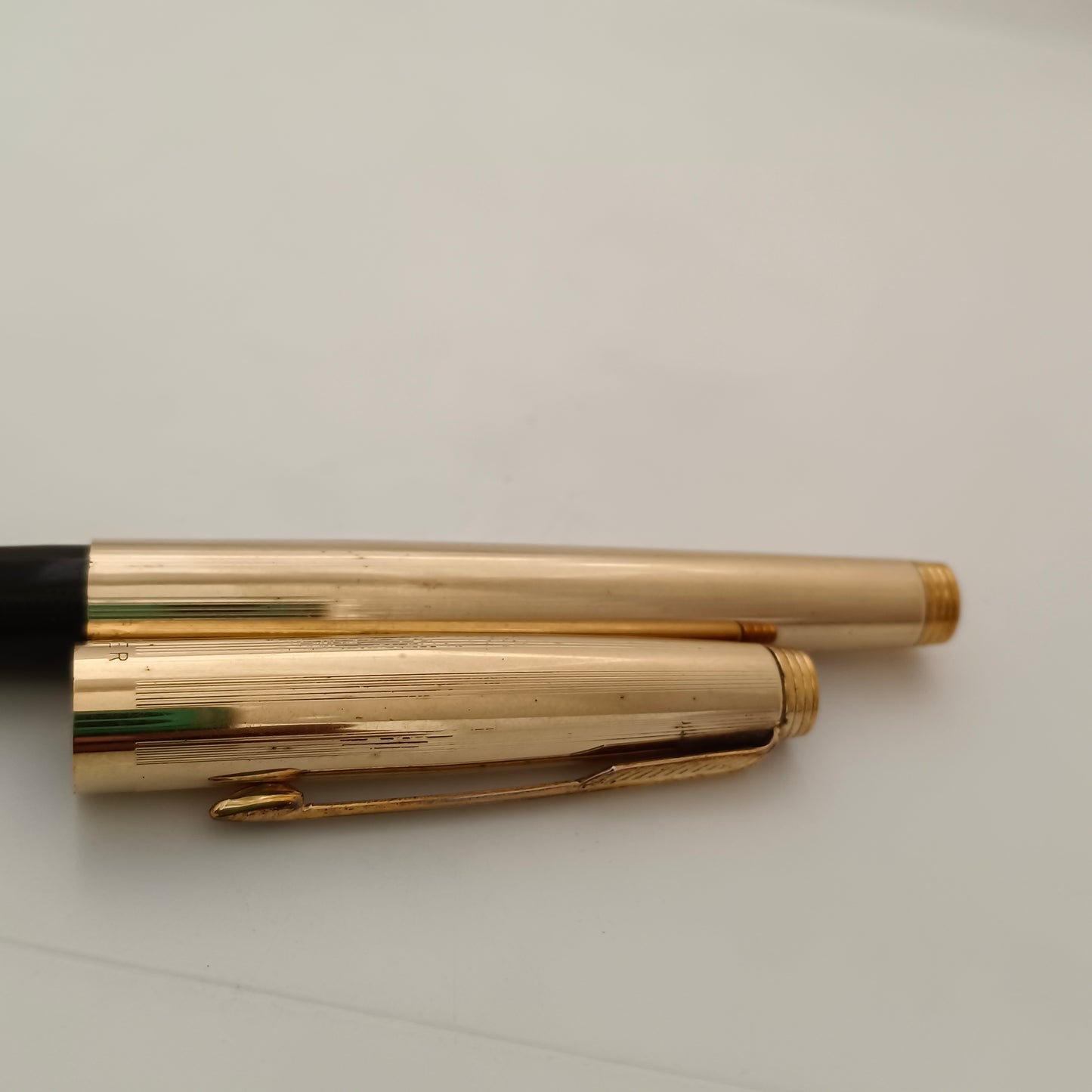 Parker 75 Gold Plated lines Pattern Fountain Pen