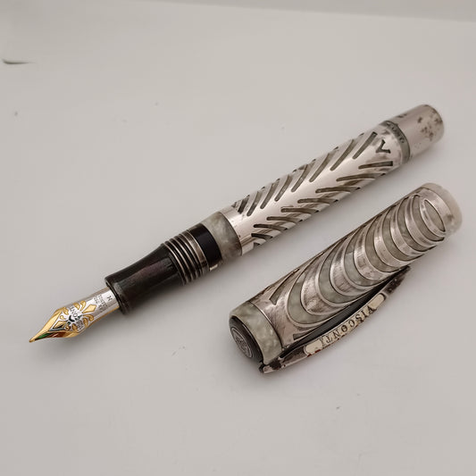 Visconti Ripple Sterling Sliver Fountain Pen