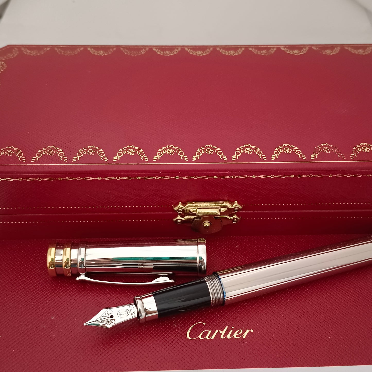 Cartier Trinity De Platinum Plated Fountain Pen