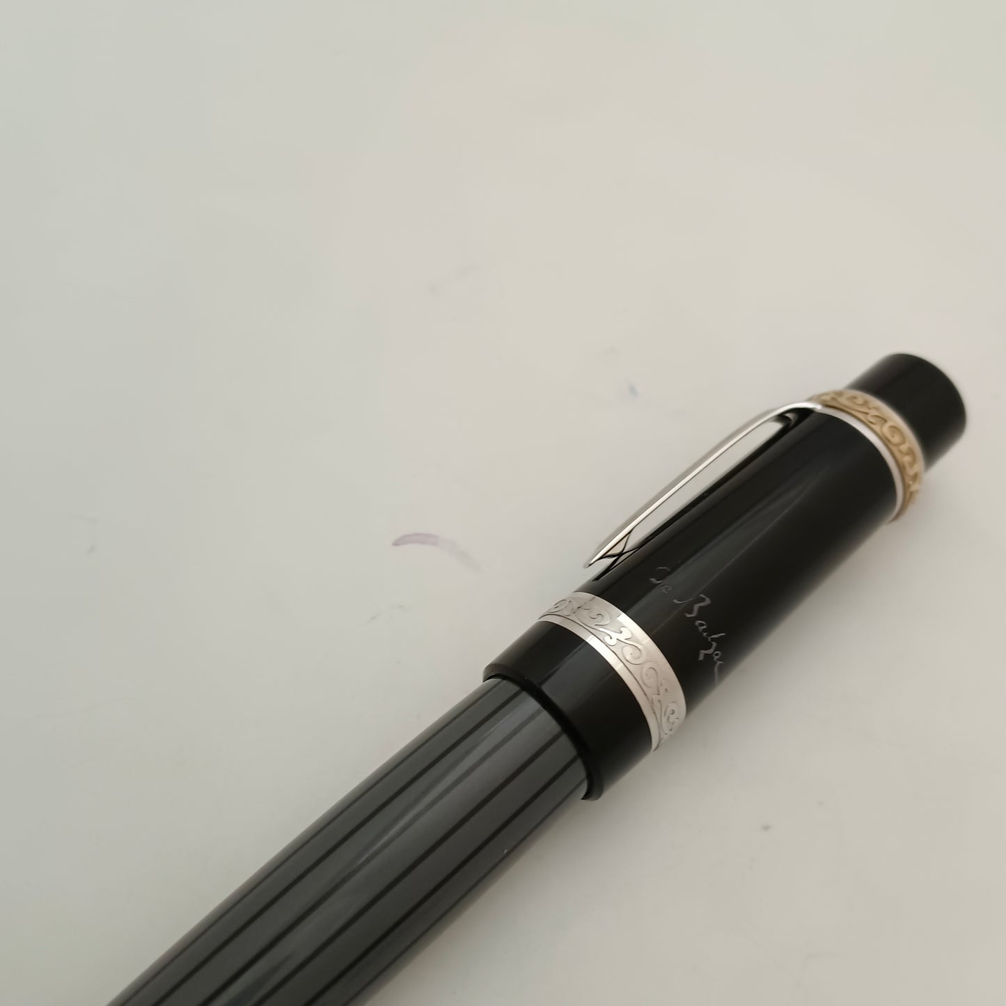 Montblanc Honore De Balzac Black Resin Foutain Pen