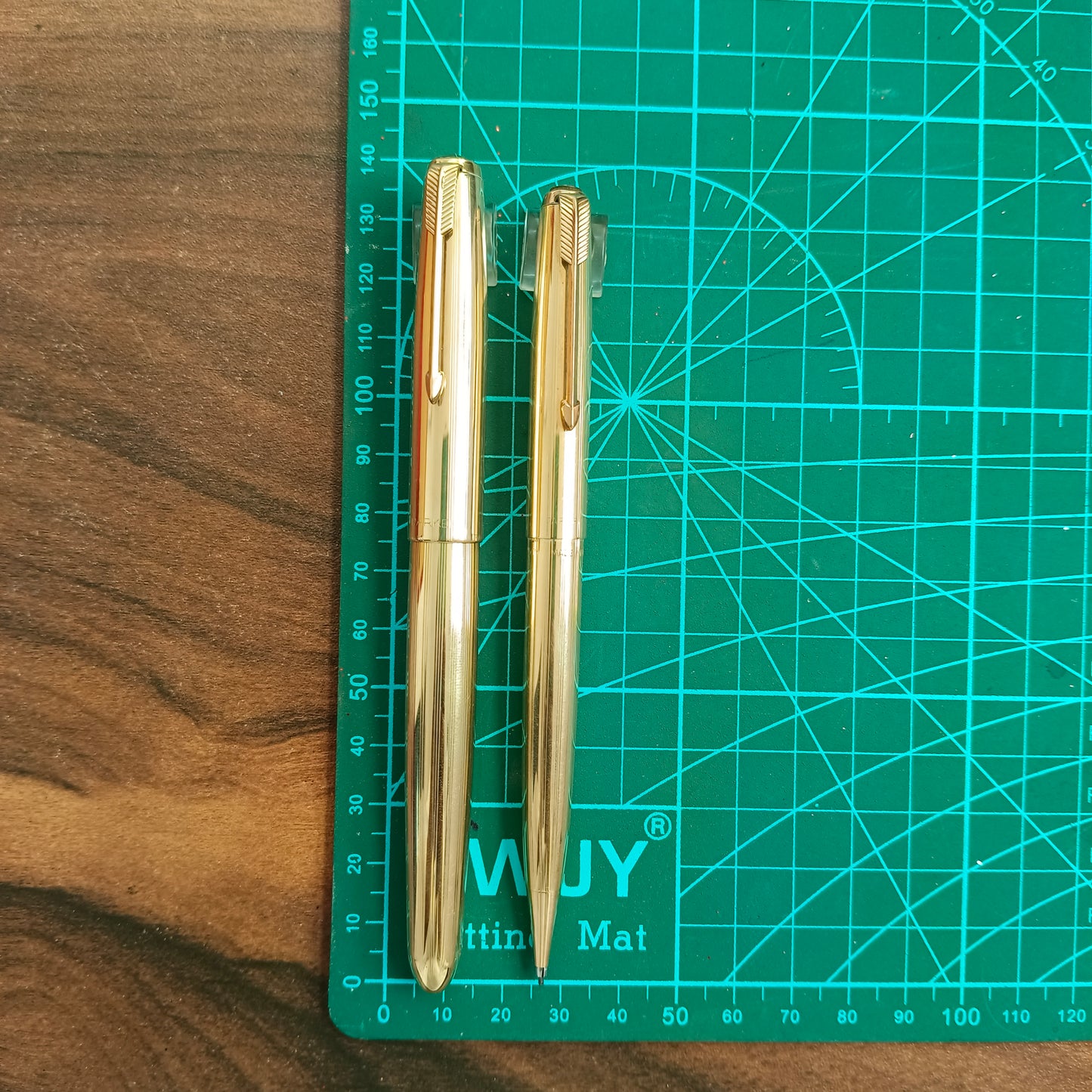 Parker 51 Golden Fountain And Mechanical Pencil Set