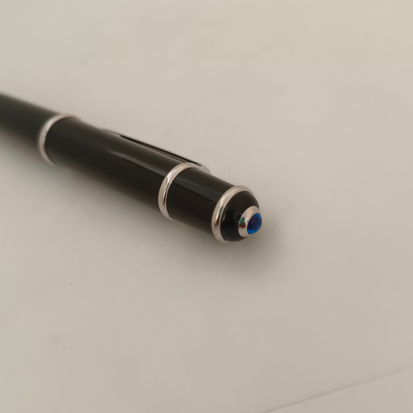 Cartier Diablo Platinum Trim Black Ball pen