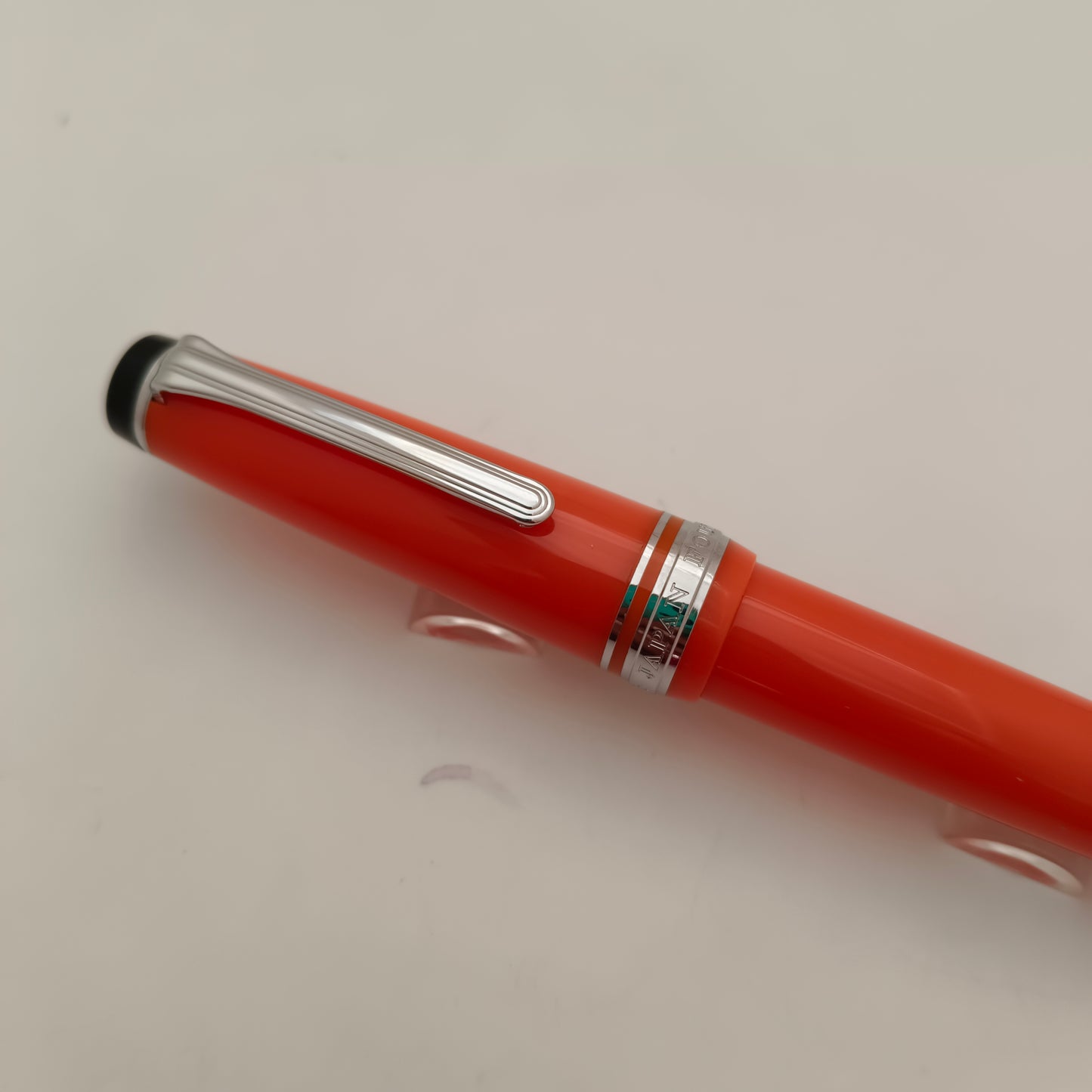 Sailor Professional Gear Orange 21k Gold Nib Fountain Pen