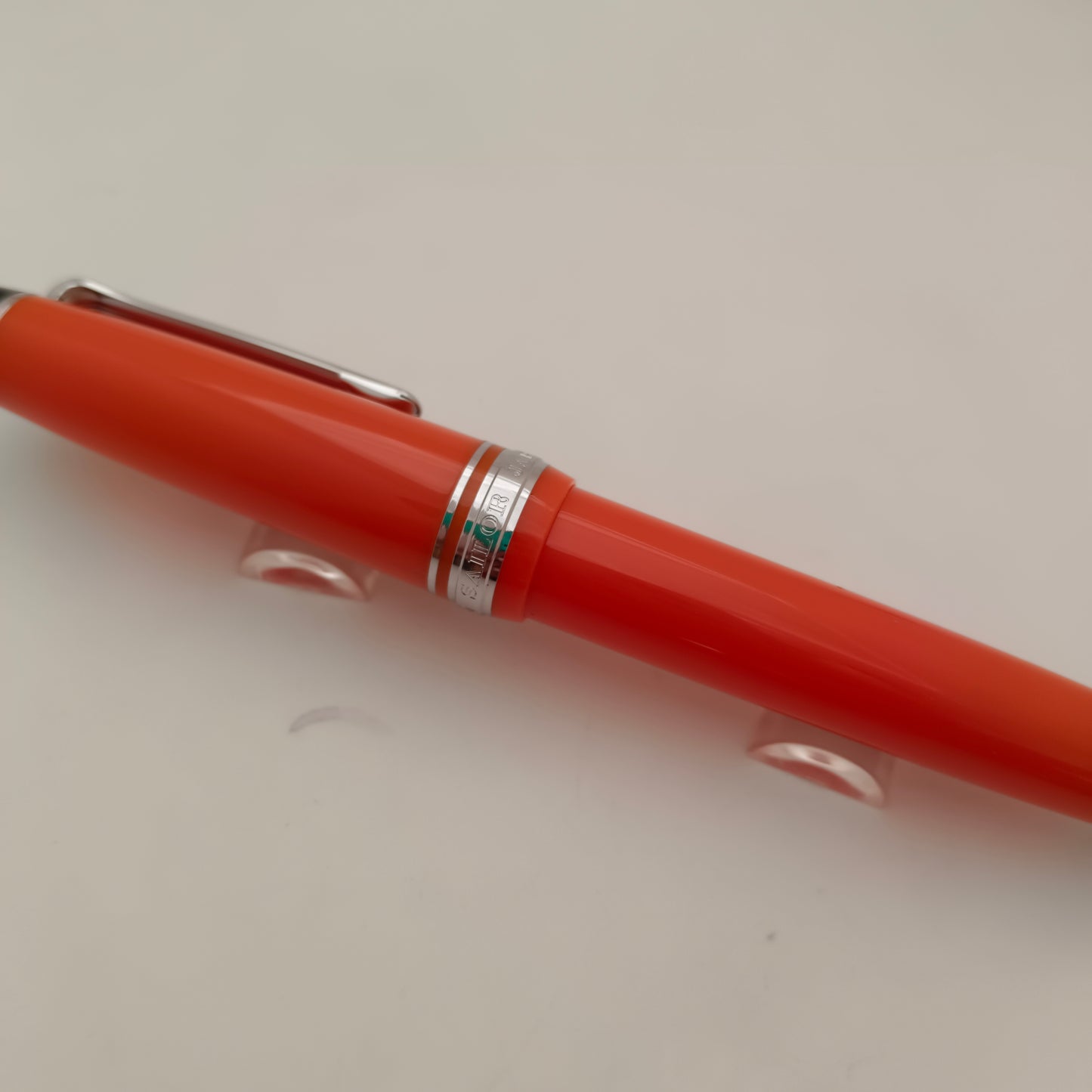 Sailor Professional Gear Orange 21k Gold Nib Fountain Pen