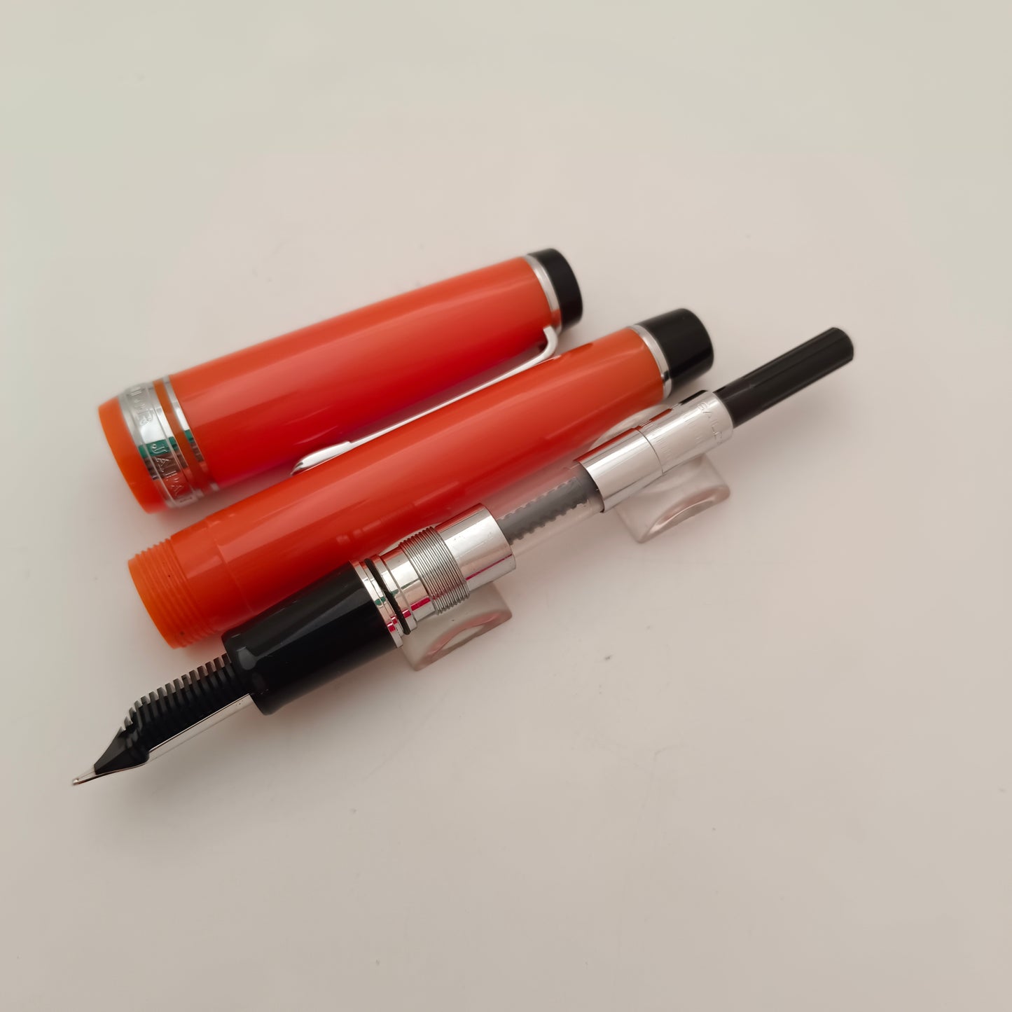 Sailor Professional Gear Orange 21k Gold Nib Fountain Pen