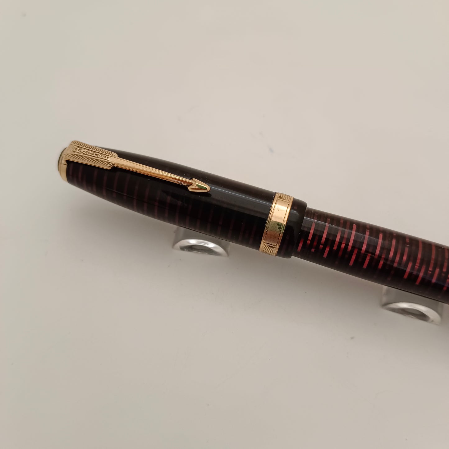 Vintage Parker Vacumatic Burgundy No. 5 Fountain Pen Made in Canada