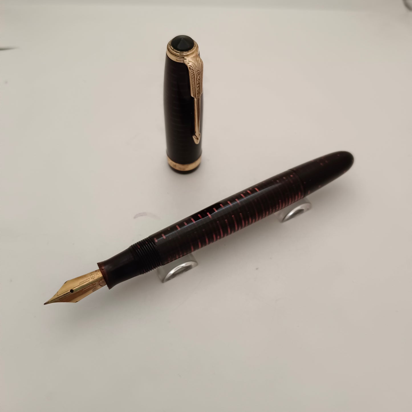 Vintage Parker Vacumatic Burgundy No. 5 Fountain Pen Made in Canada