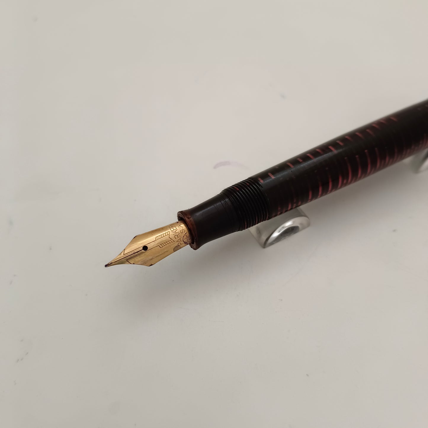 Vintage Parker Vacumatic Burgundy No. 5 Fountain Pen Made in Canada