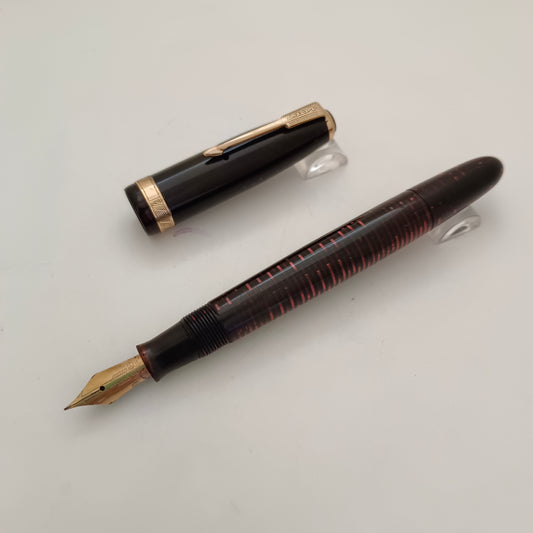 Vintage Parker Vacumatic Burgundy No. 5 Fountain Pen Made in Canada