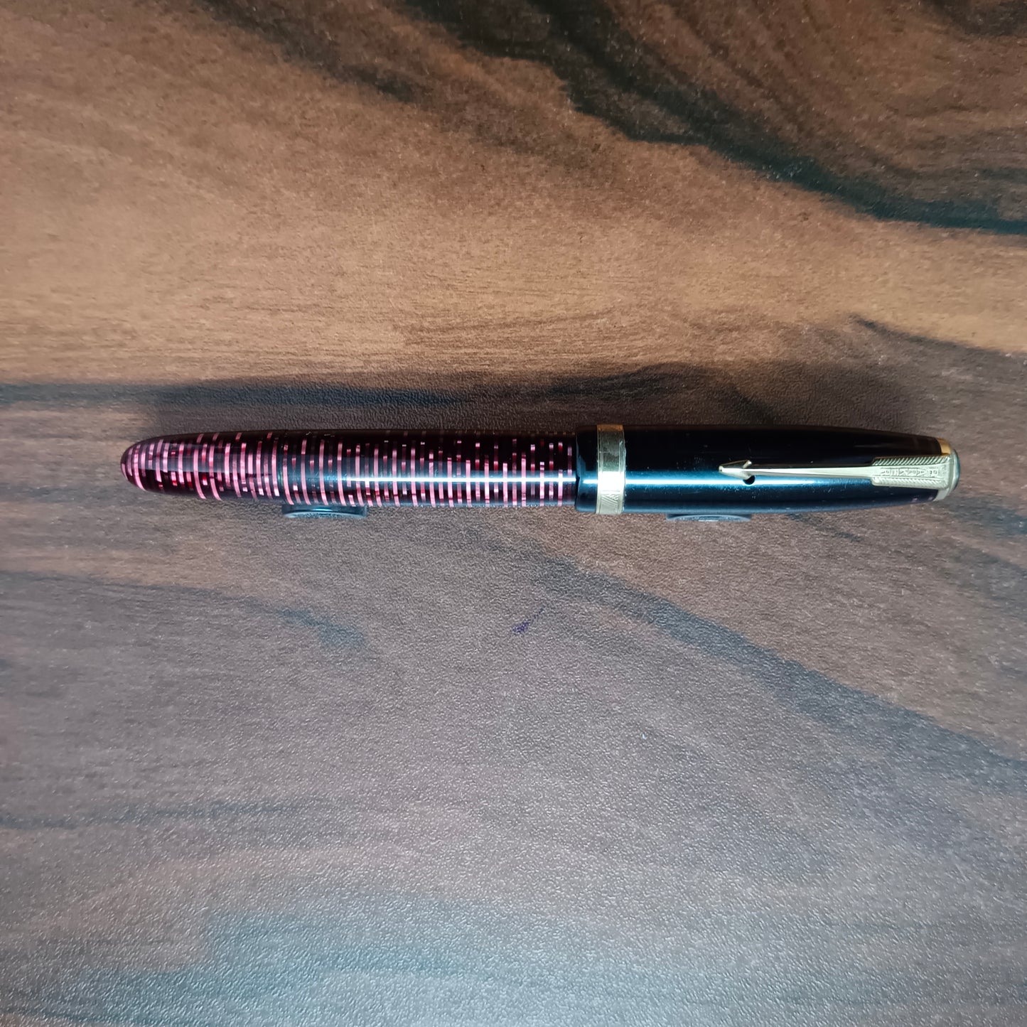 Vintage Parker Vacumatic Burgundy No. 5 Fountain Pen Made in Canada