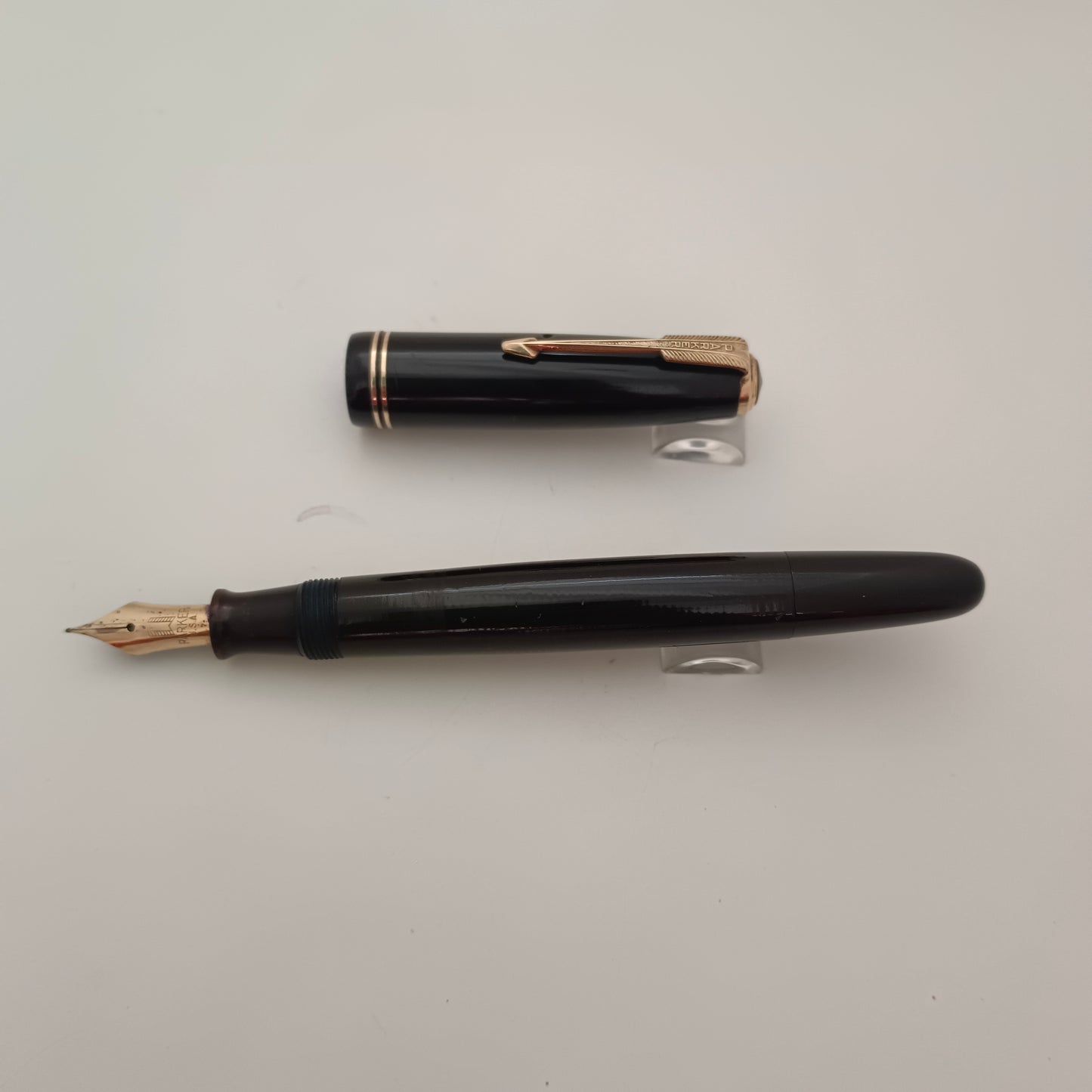 Vintage Parker Vacumatic Black Fountain Pen Made in USA