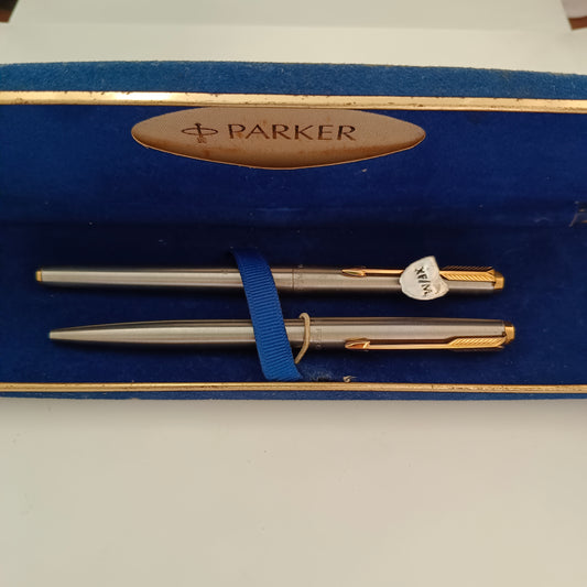 Vintage Parker 180 Fountain Pen and Balllpoint Pen Set