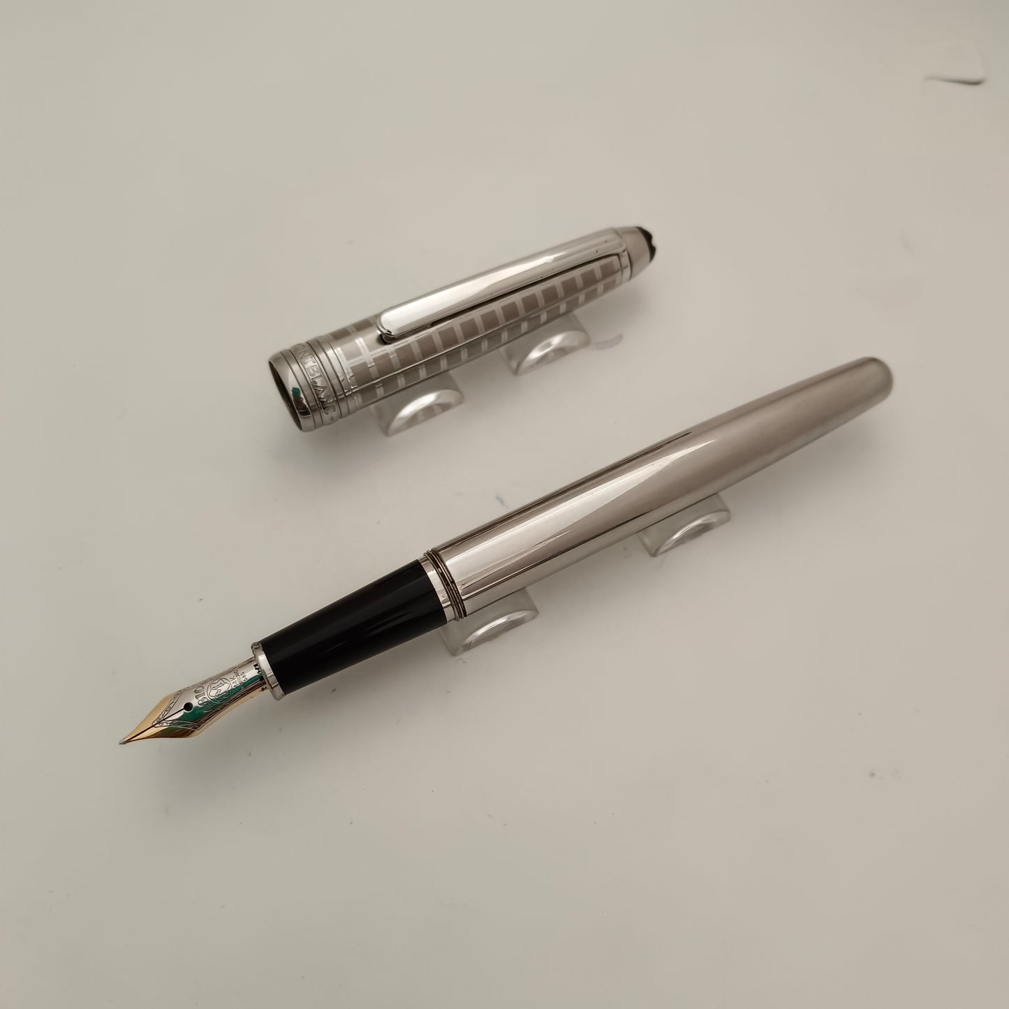 Montblanc Meisterstück Solitaire stainless Steel ii Fountain Pen