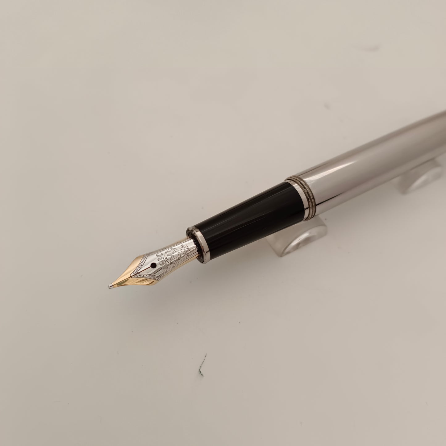 Montblanc Meisterstück Solitaire stainless Steel ii Fountain Pen