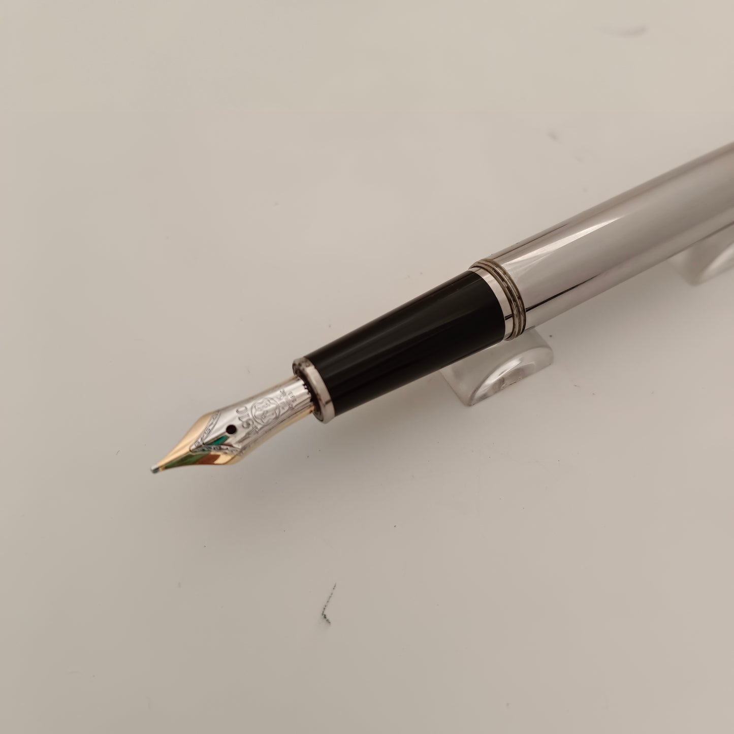 Montblanc Meisterstück Solitaire stainless Steel ii Fountain Pen