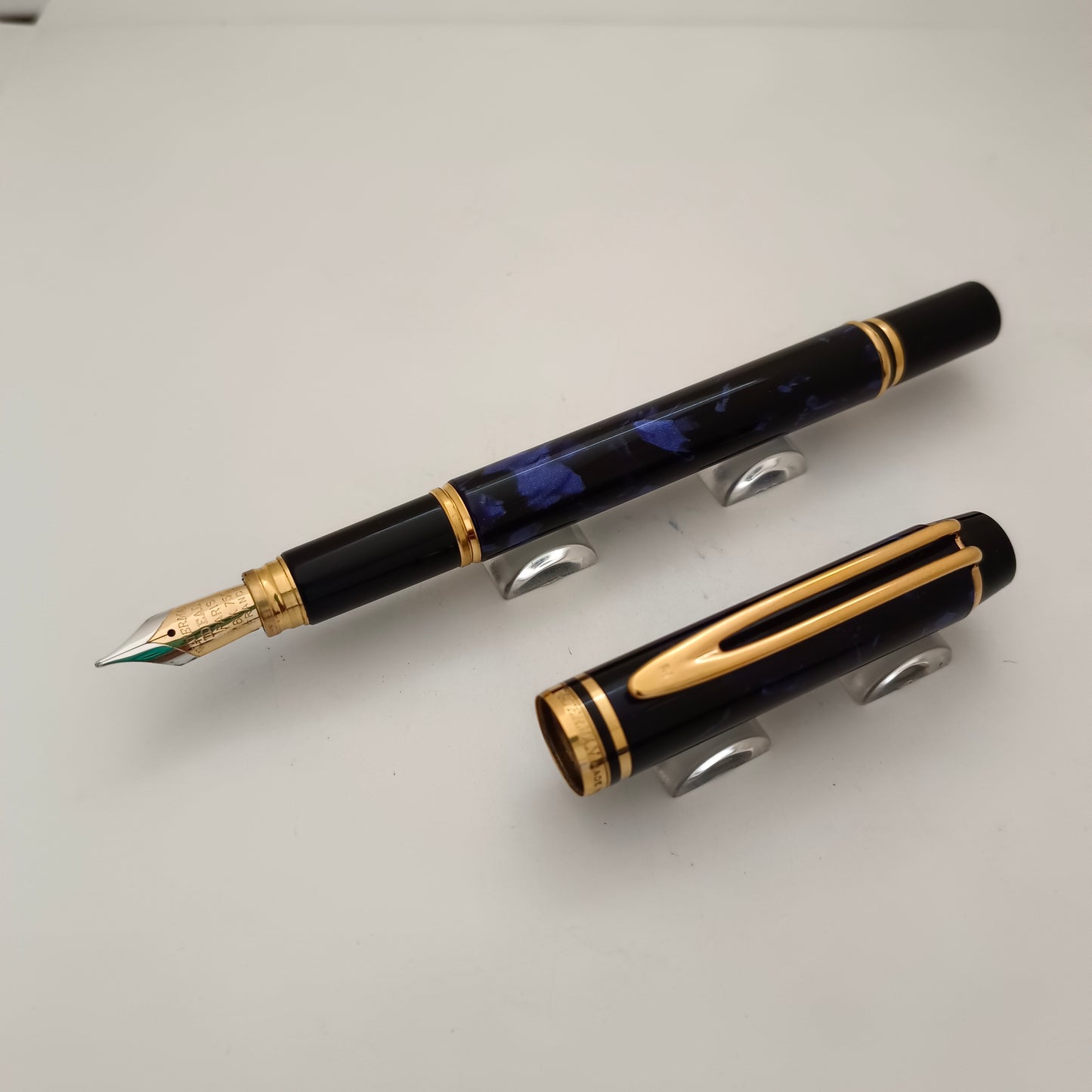 Waterman Leman 200 Rhapsody Marbled Blue Fountain Pen