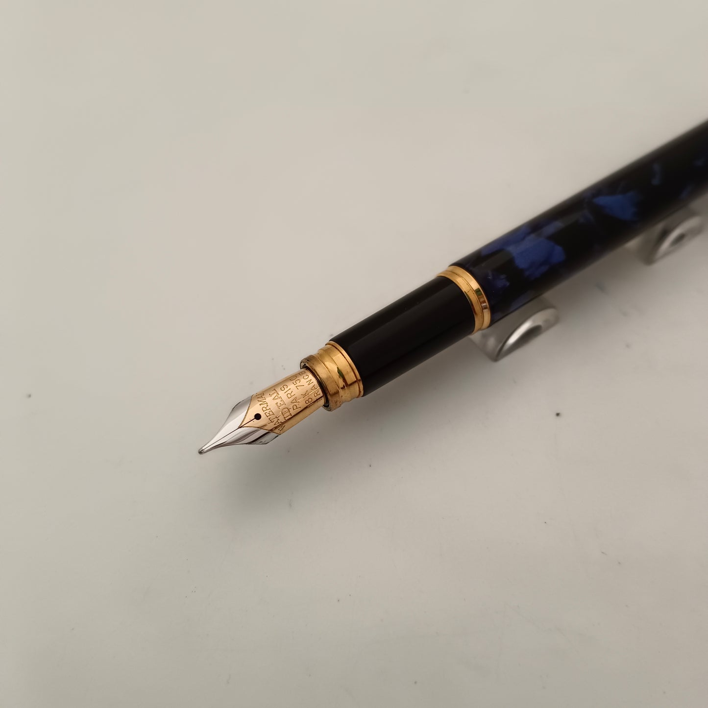 Waterman Leman 200 Rhapsody Marbled Blue Fountain Pen