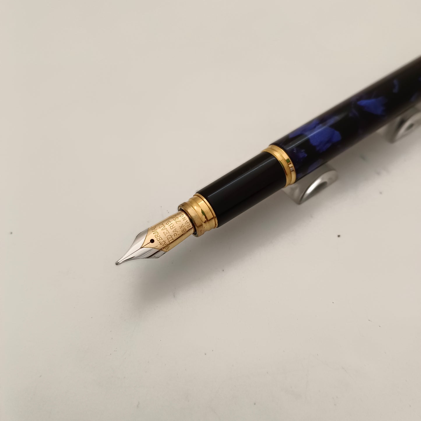 Waterman Leman 200 Rhapsody Marbled Blue Fountain Pen