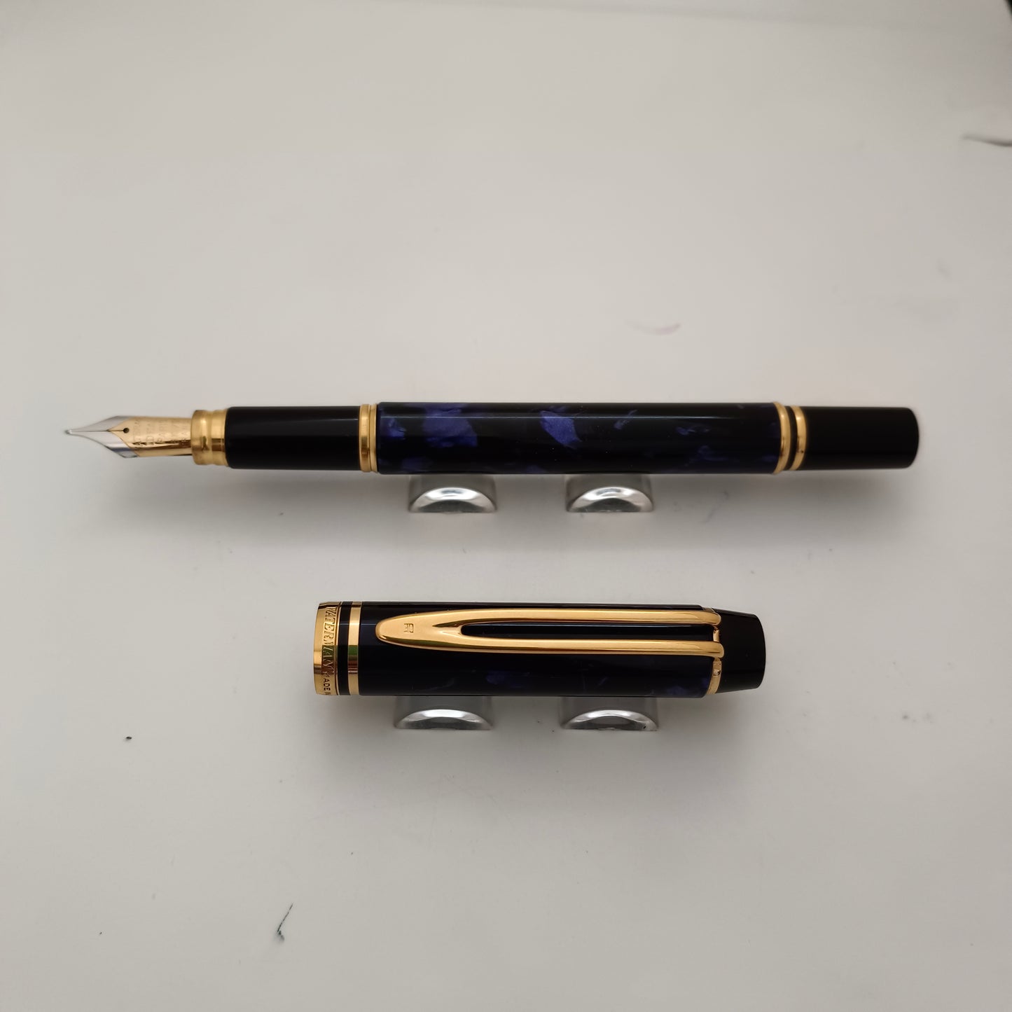 Waterman Leman 200 Rhapsody Marbled Blue Fountain Pen