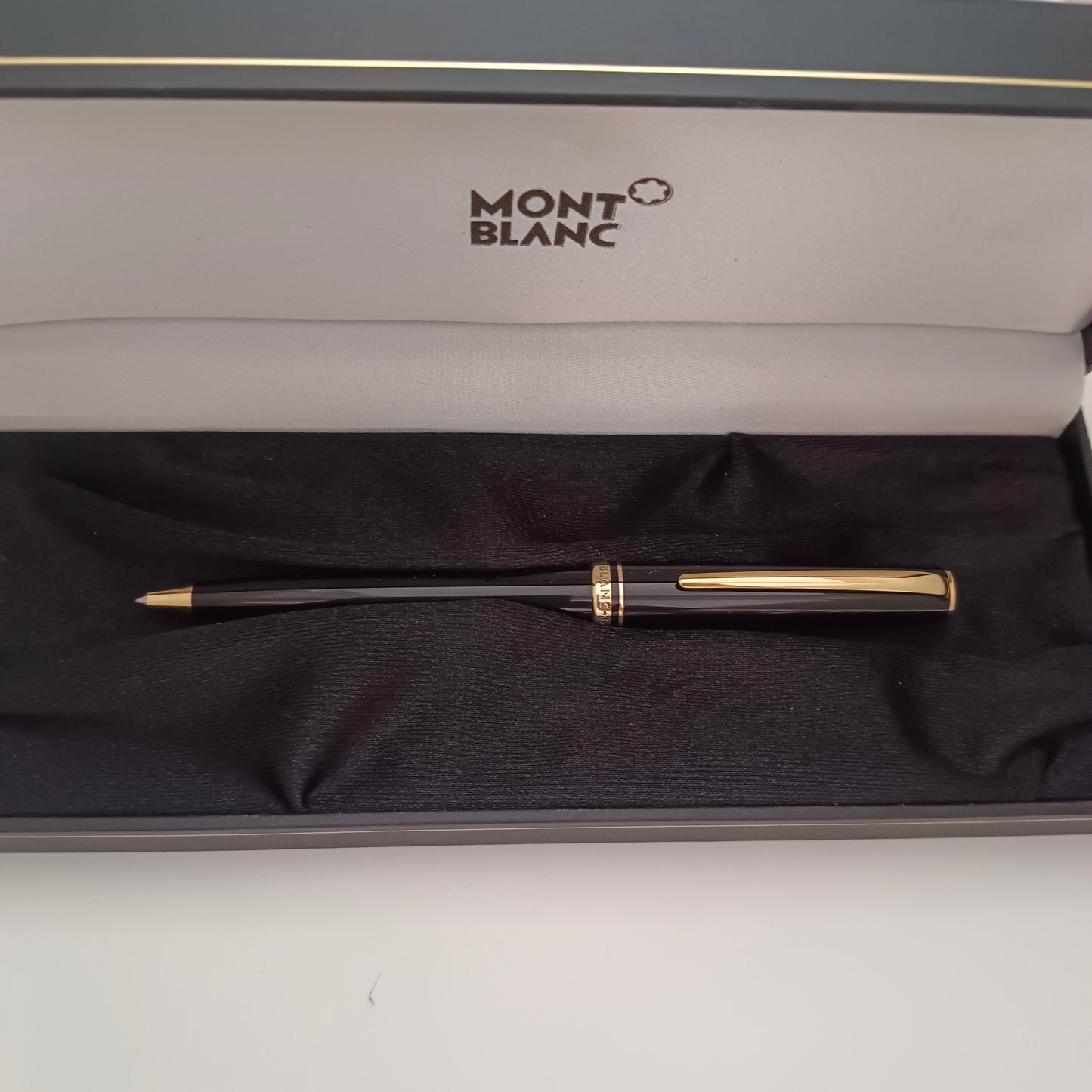 Montblanc Generation Black Gold Trim Ballpoint Pen