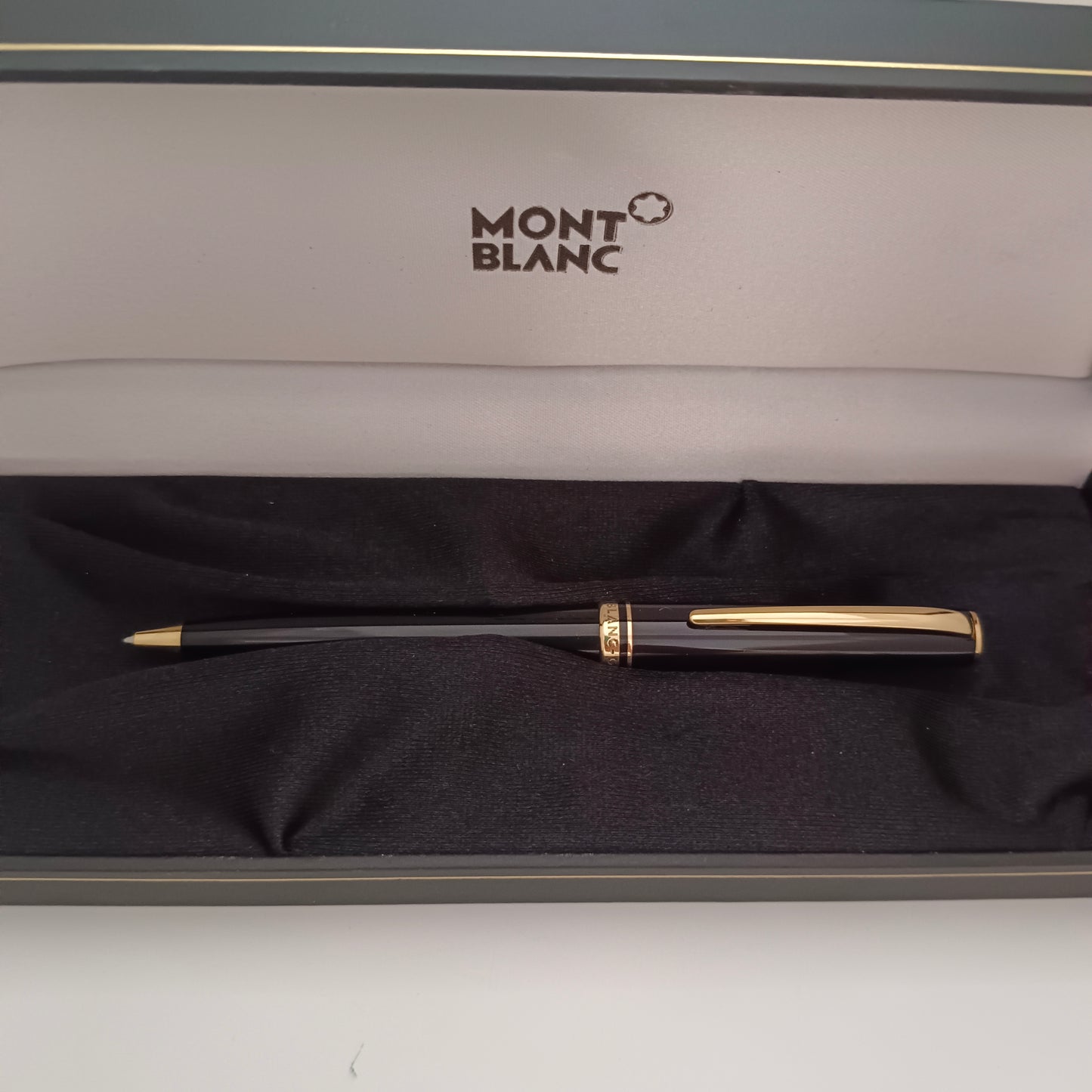 Montblanc Generation Black Gold Trim Ballpoint Pen