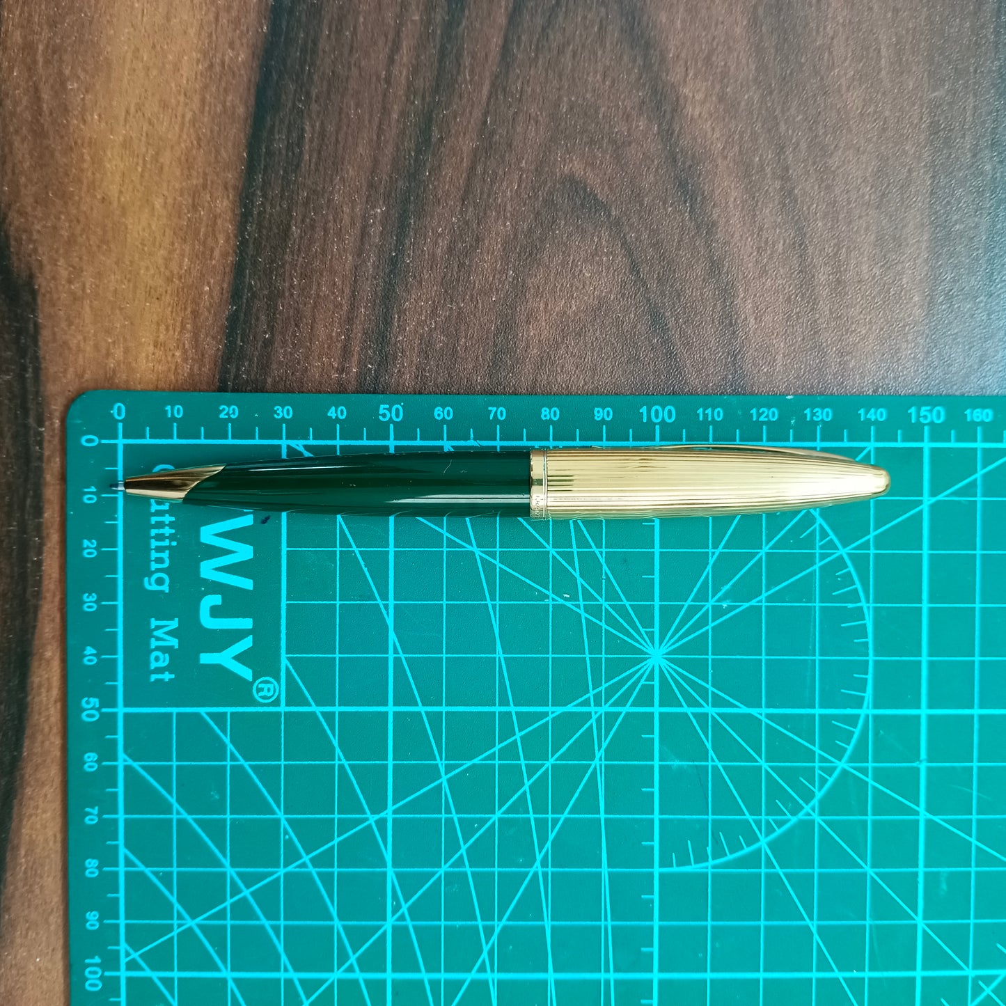 Waterman Carene Deluxe Green Gold Ballpoint Pen