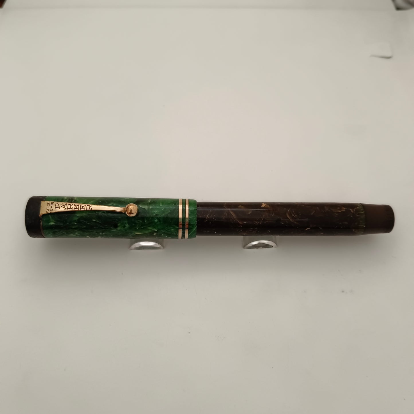 Vintage Parker duofold senior Jade green Fountain pen