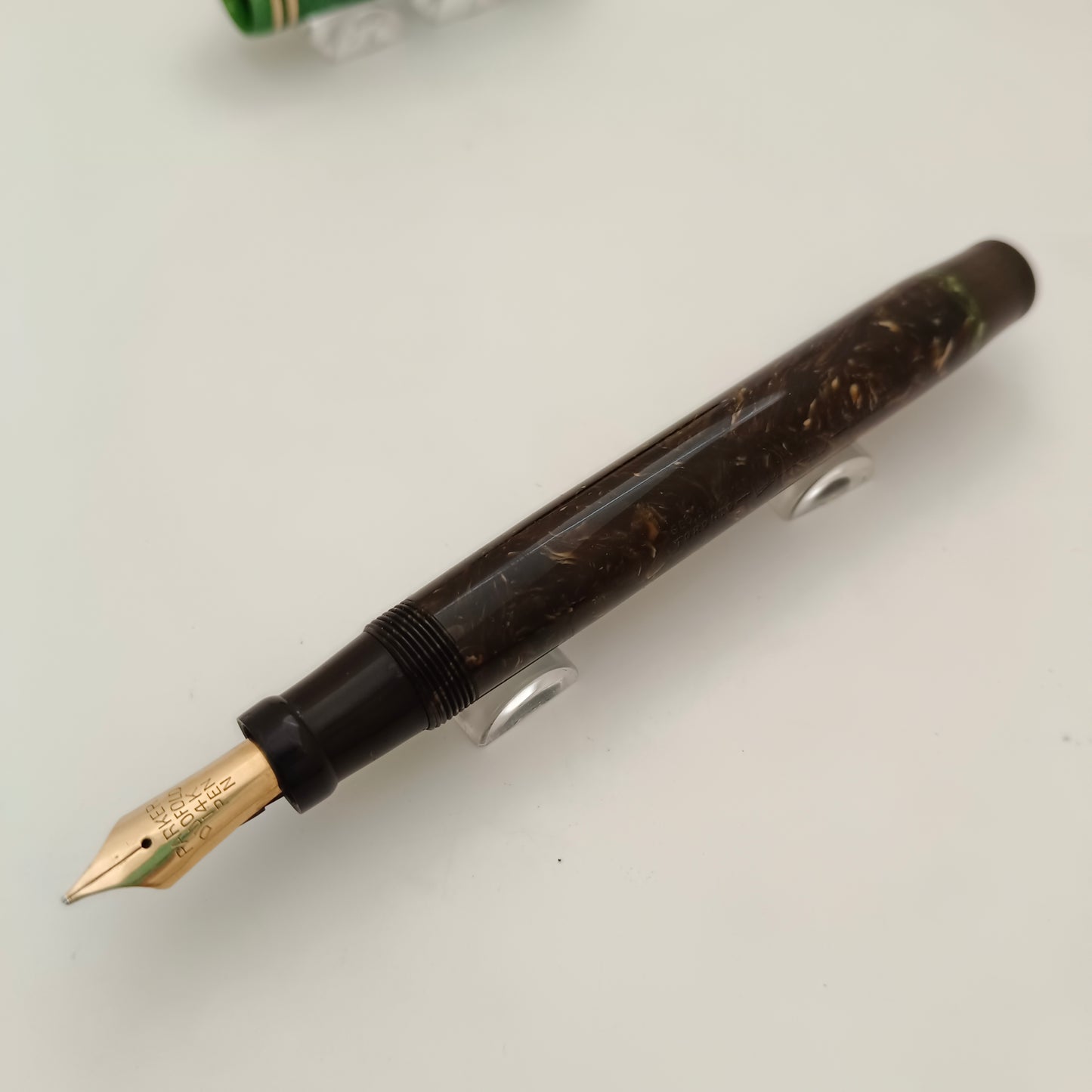 Vintage Parker duofold senior Jade green Fountain pen