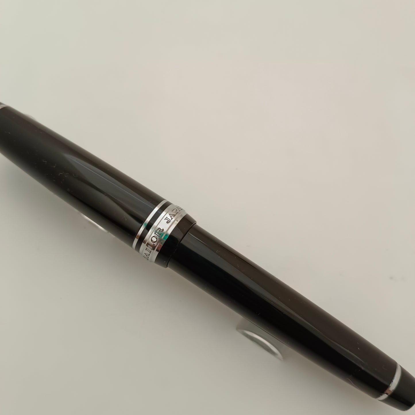 Sailor Professional Gear Slim Fountain Pen - Black Rhodium Trim