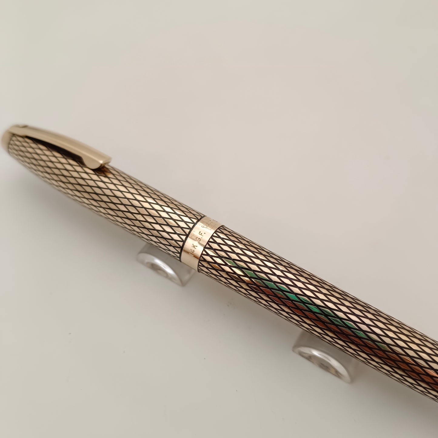 Sheaffer Imperial Sovereign Fountain Pen - GF Diamond Design