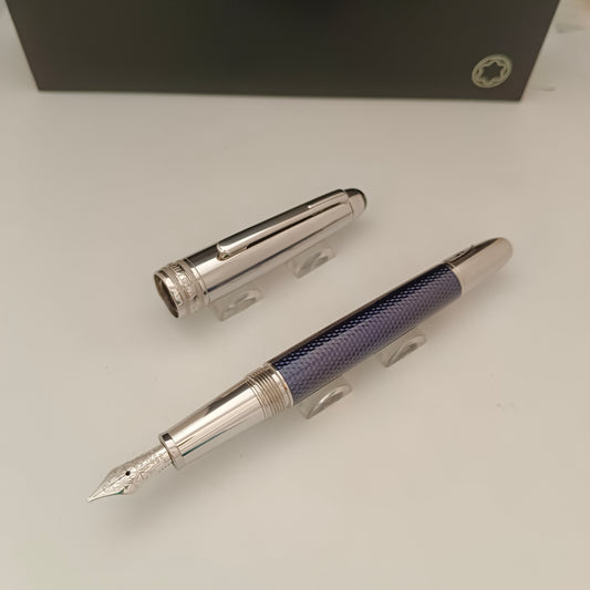 Montblanc Meisterstuck Solitaire Blue Hour Classique Fountain Pen