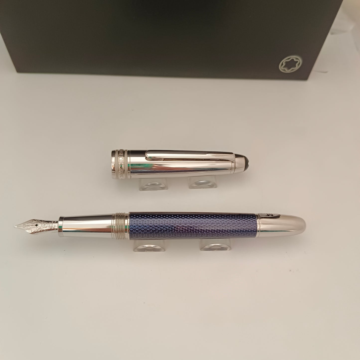 Montblanc Meisterstuck Solitaire Blue Hour Classique Fountain Pen