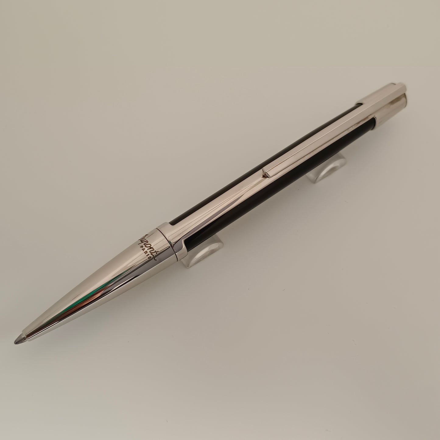 S.T. Dupont Defi Ballpoint Pen - Black/Palladium Trim