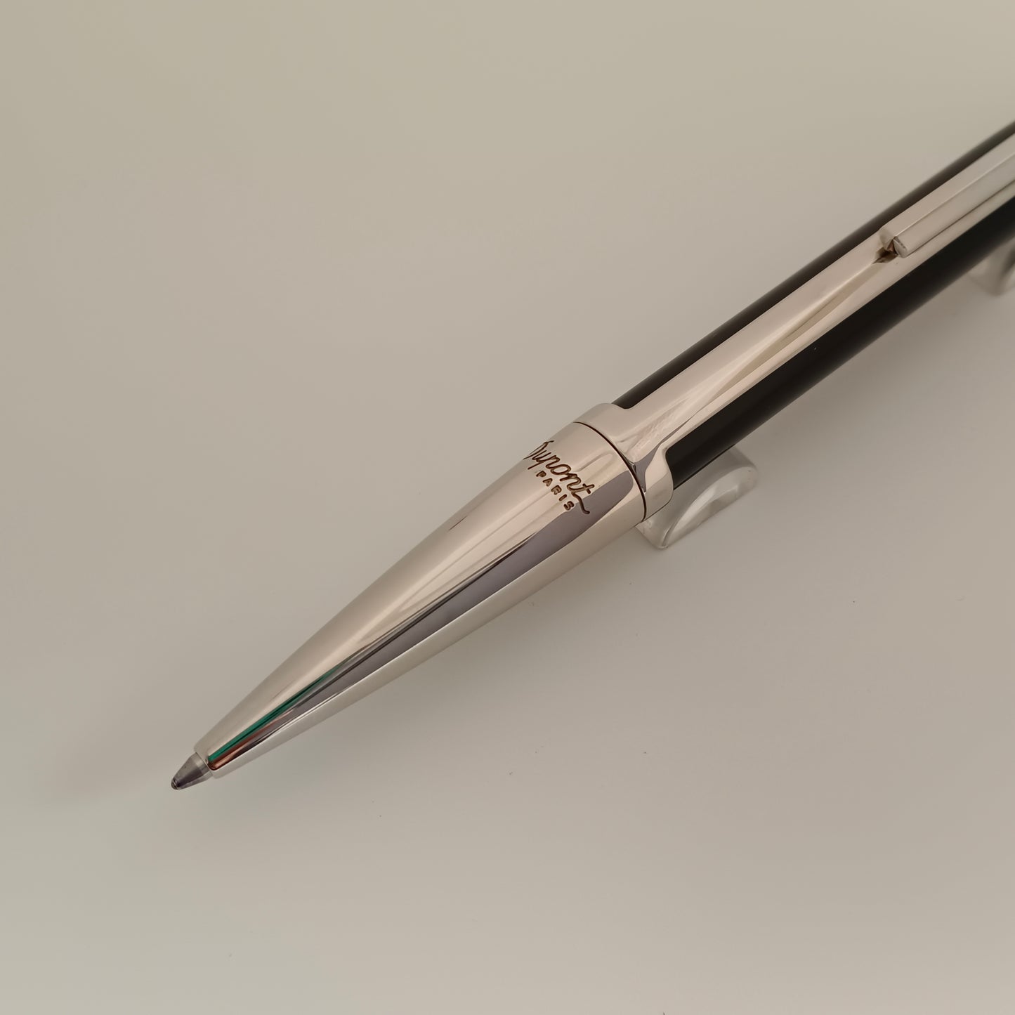 S.T. Dupont Defi Ballpoint Pen - Black/Palladium Trim