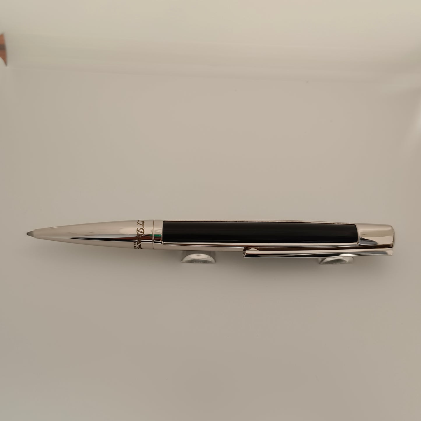 S.T. Dupont Defi Ballpoint Pen - Black/Palladium Trim