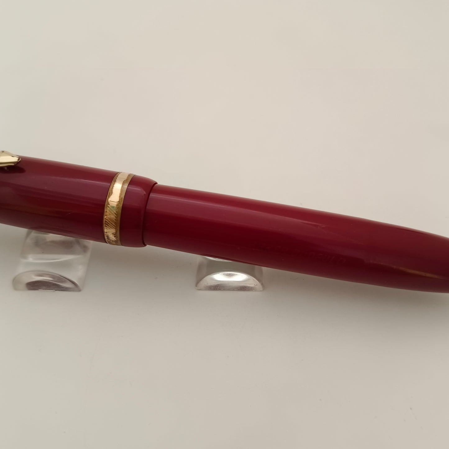 Vintage Parker Duofold Burgundy Fountain Pen 14kt Gold Nib